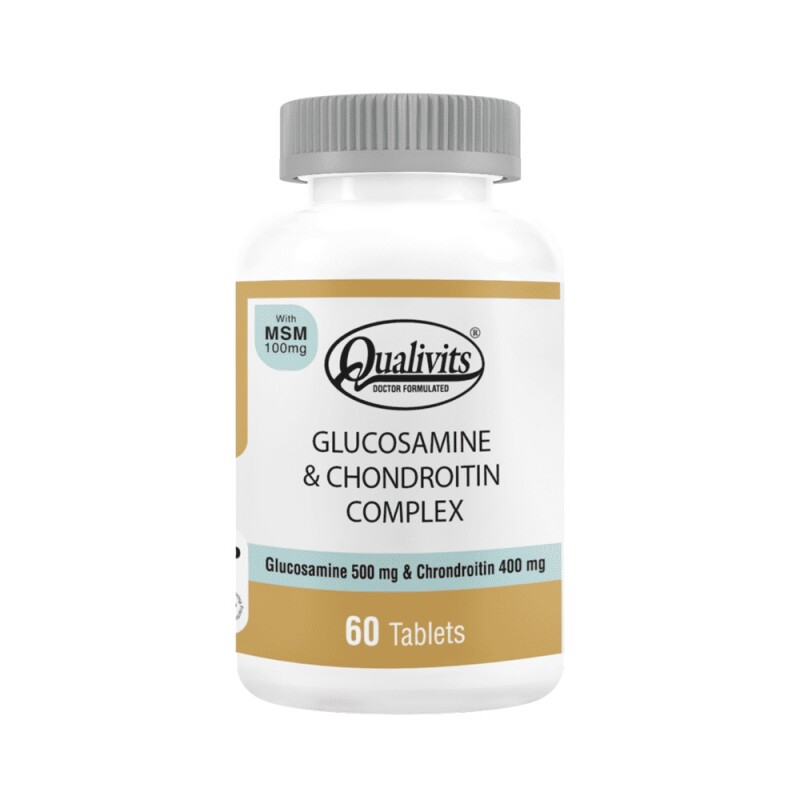 Glucosamine Chondroitin Complex Qualivits 60 Tabletas Glucosamine Chondroitin Complex Qualivits 60 Tabletas