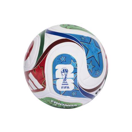 adidas PELOTA FIFA WORLD CUP 26 TRIONDA White/Red/Green/Blue