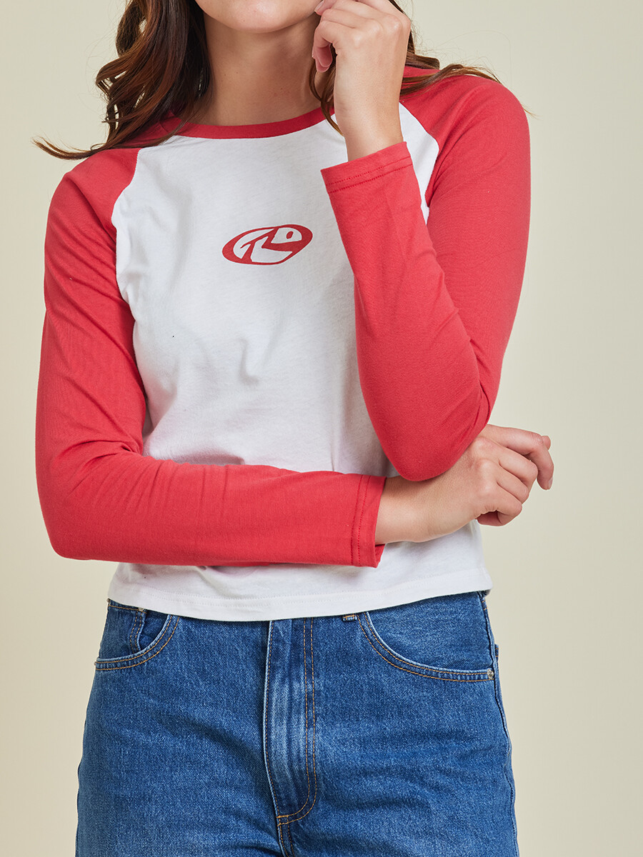 T-SHIRT SAULA RUSTY - Rojo 