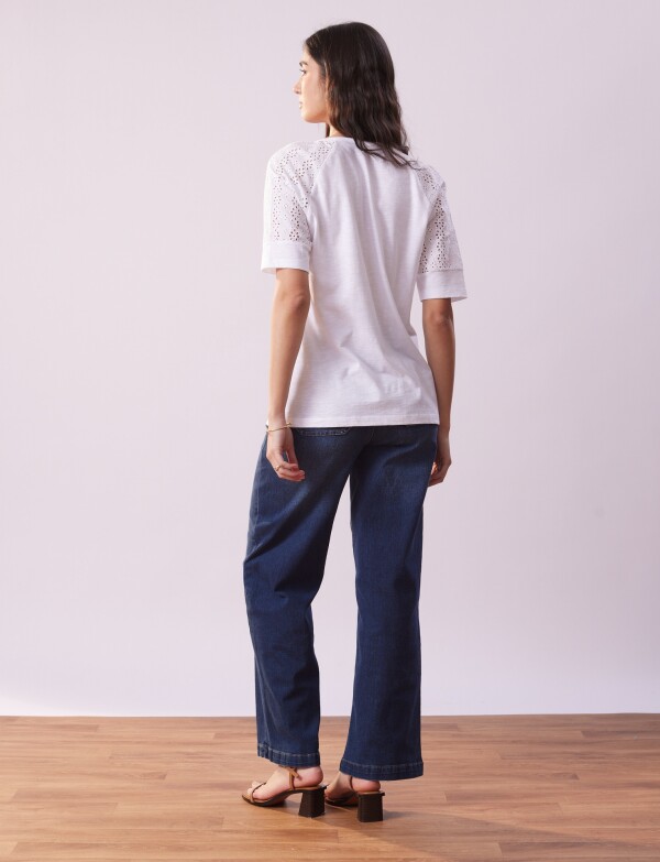 Blusa Broderie BLANCO