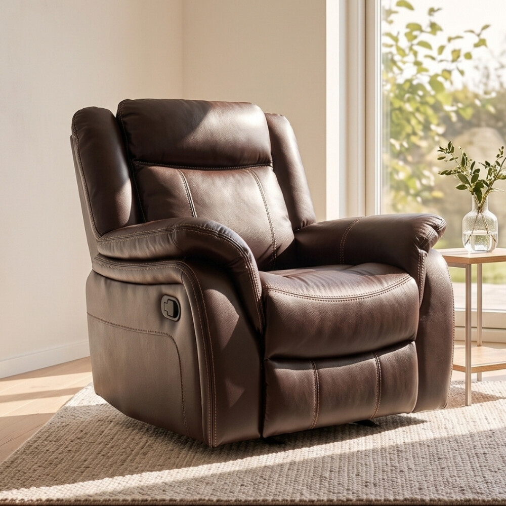Sofá recliner Royal - 1 cuerpo Marron