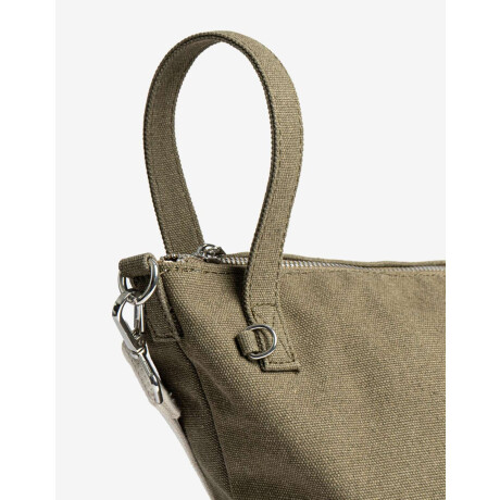 Shopper Con Estampa Verde Militar