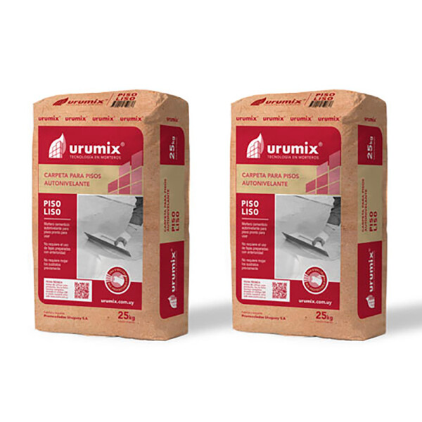 CARPETA PARA PISO LISO x 25kg URUMIX Carpeta Para Piso Liso X 25kg Urumix