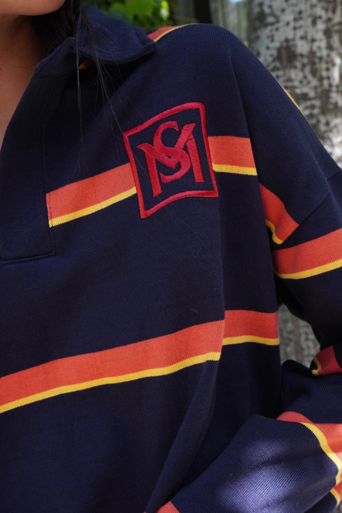 Tercer Tiempo Sweater Azul / Naranja