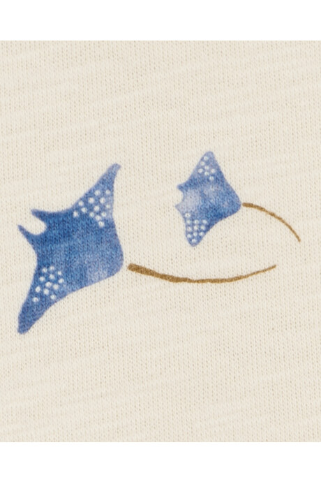 Buzo de algodón, diseño mantarrayas Buzo de algodón, diseño mantarrayas