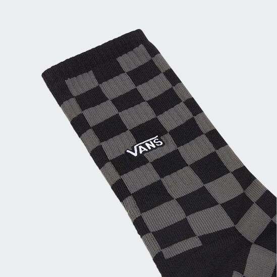 Medias Vans Checkerboard Crew Negro