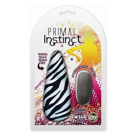 Balita Vibradora Primal Instinct Golden Triangle Blanco Cebra
