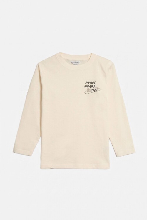 Remera estampada mangas largas CRUDO