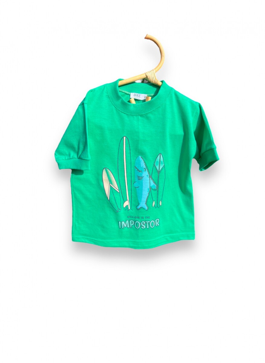 Remera Surf Verde 