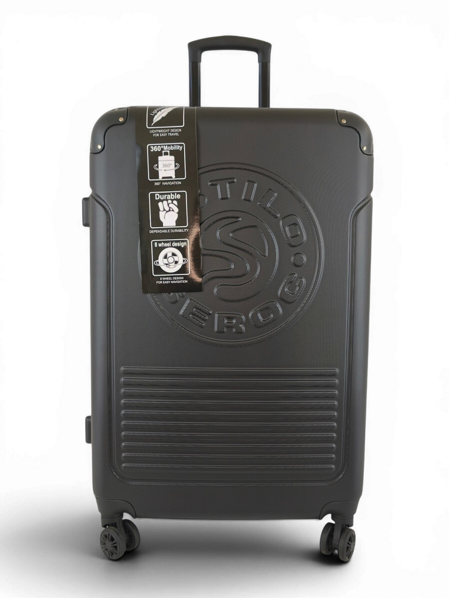 Valija grande ABS (fibra) de 28" - Negro 