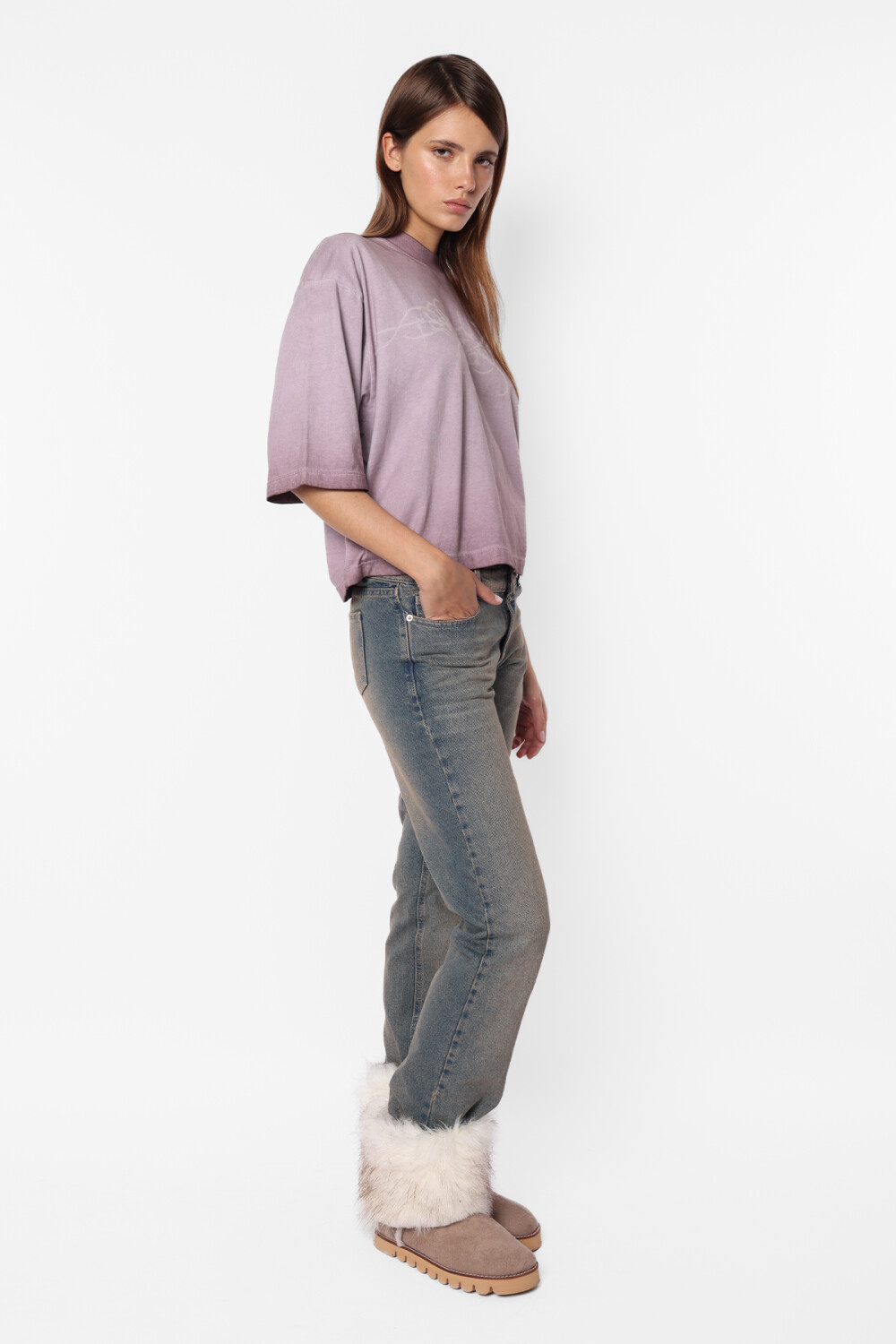 Remera Drench Mora