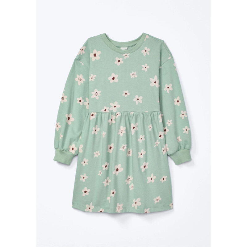 VESTIDO ML FEM VERDE