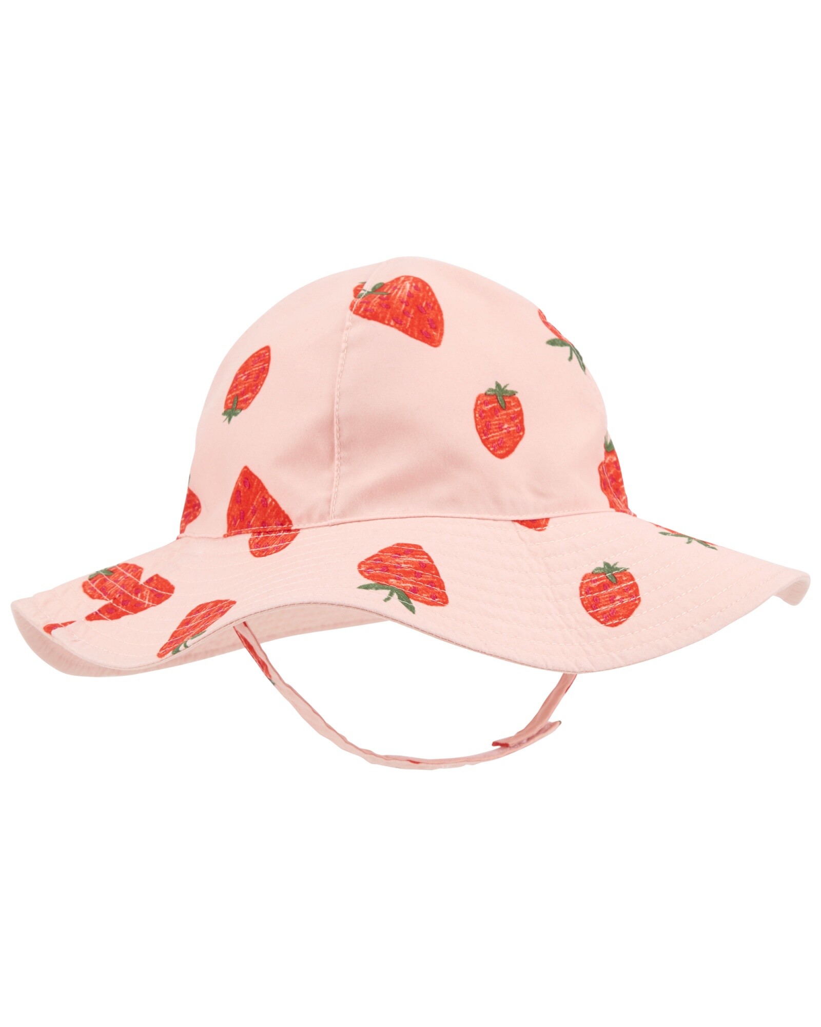 Gorro reversible de algodón con protección UPF 50+ diseño frutillas Sin color