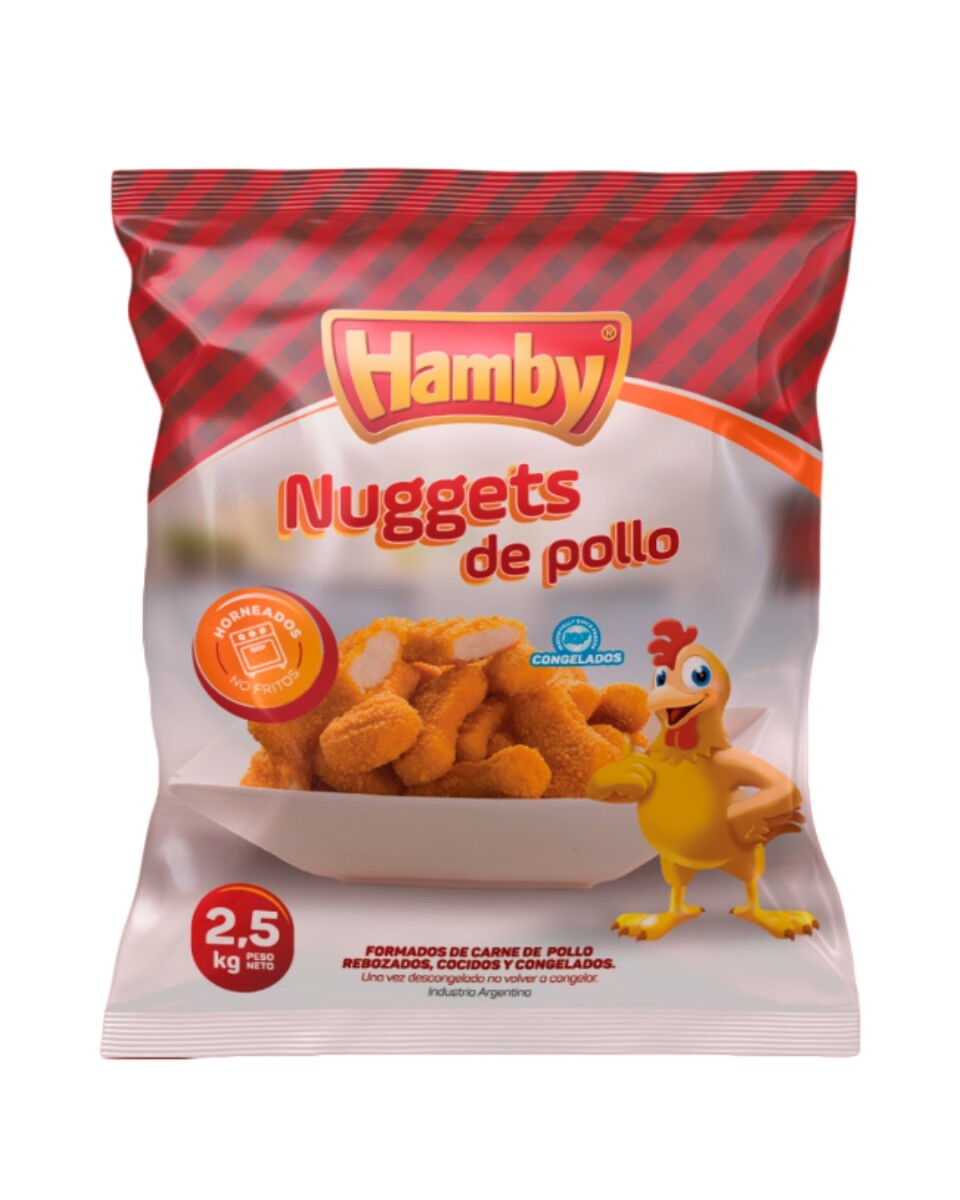NUGGETS POLLO HAMBY 2,5KG +SOLO PDE O WEB+ 