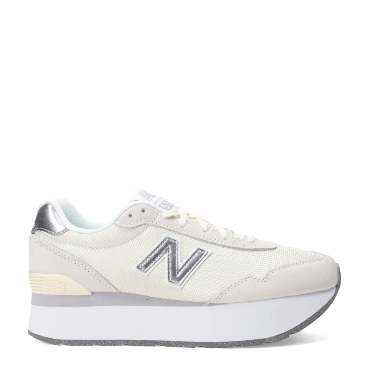 Championes de Mujer New Balance Life Style Mode Plataforma New Balance - Natural - Gris - Plateado 