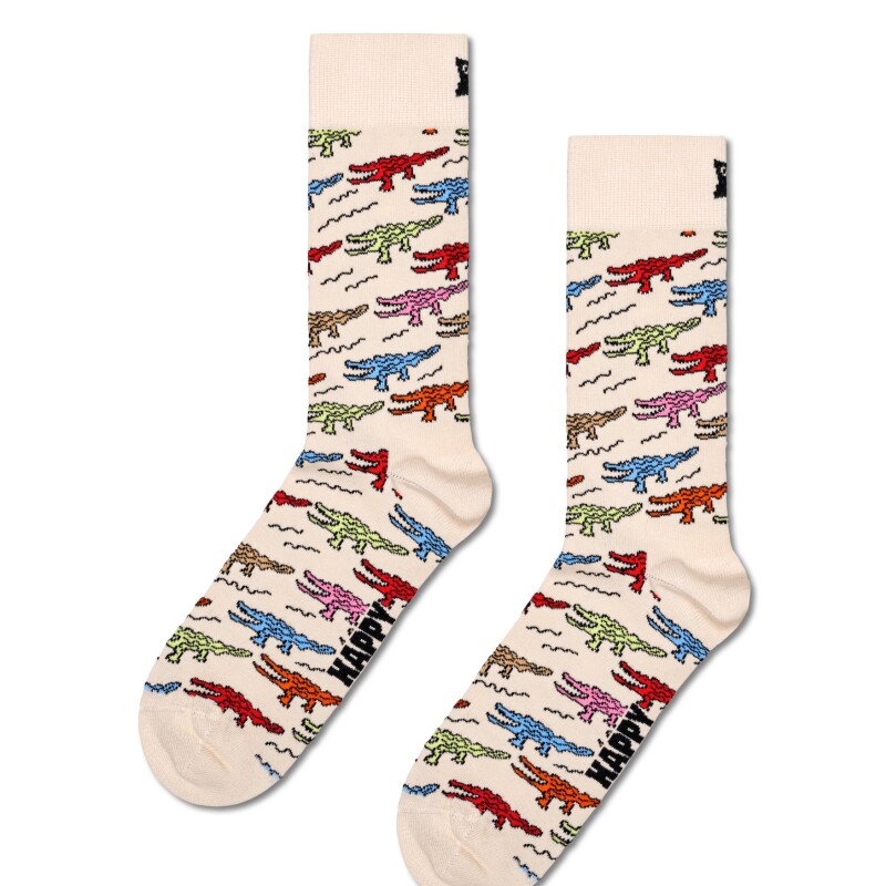 Happy Socks Medias - Beige Crocodile Happy Socks Medias - Beige Crocodile