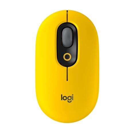 Mouse Logitech Pop Inalámbrico Amarillo 001