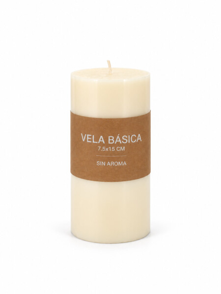 VELA SIN AROMA BLANCO (V)