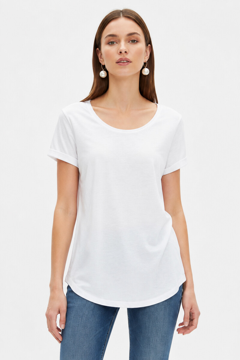 Remera Cordata - Blanco 