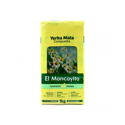 Yerba Compuesta El Moncayo con hierbas digestivas 1kg Yerba Moncayito Hier Dig 1kg