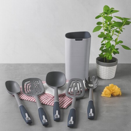 JUEGO DE MENAGE UTENSILIOS TRAMONTINA VERANO 6 PIEZAS JUEGO DE MENAGE UTENSILIOS TRAMONTINA VERANO 6 PIEZAS