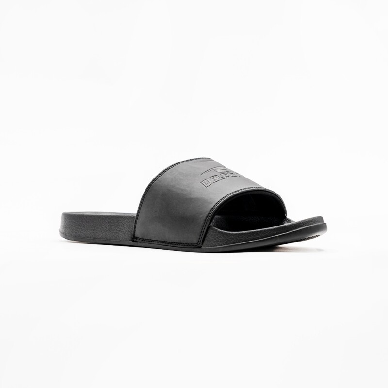 SLIDES MEN NEGRO/BLANCO NEGRO/NEGRO