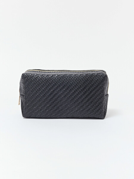 Necessaire Tejido Negro