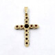 Cruz En Oro 18K Y Granates Cruz En Oro 18K Y Granates