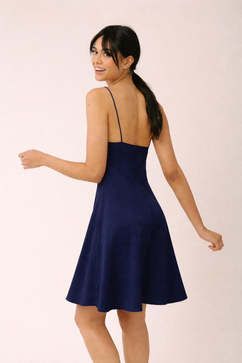 Camisón Avelina [CB11] Algodón Azul Marino