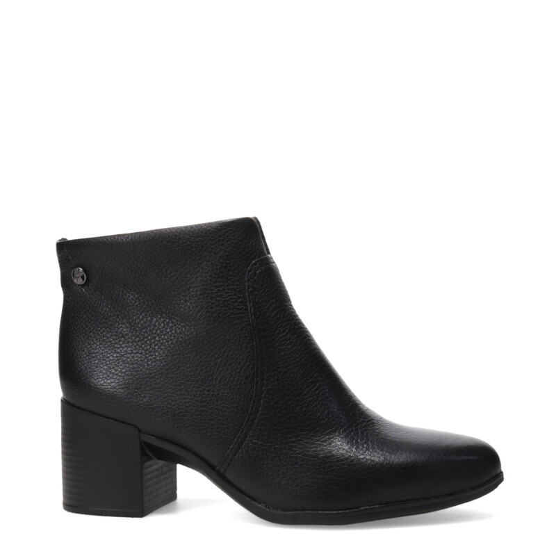 Botas de Mujer Bottero Caña Baja de Cuero Negro