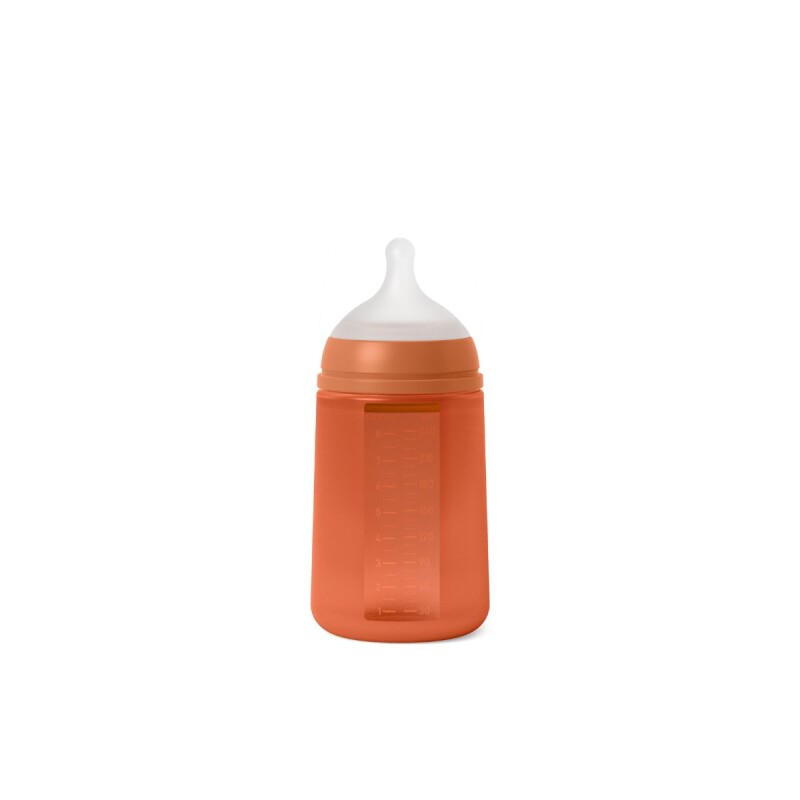 BIBSXPRO240ML3-6 Mamadera Biberon Anticolico Sx Pro Fisiologico 240 Ml 3 A 6m Suavinex - Naranja