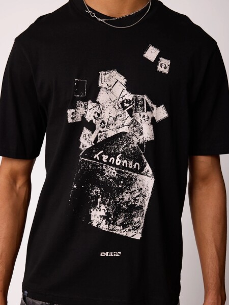 T-SHIRT DIXIE BARYN NEGRO