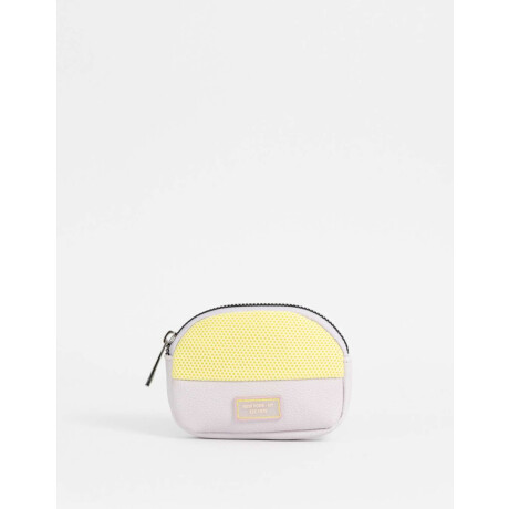 Monedero Colorblock Combinacion Bicolor