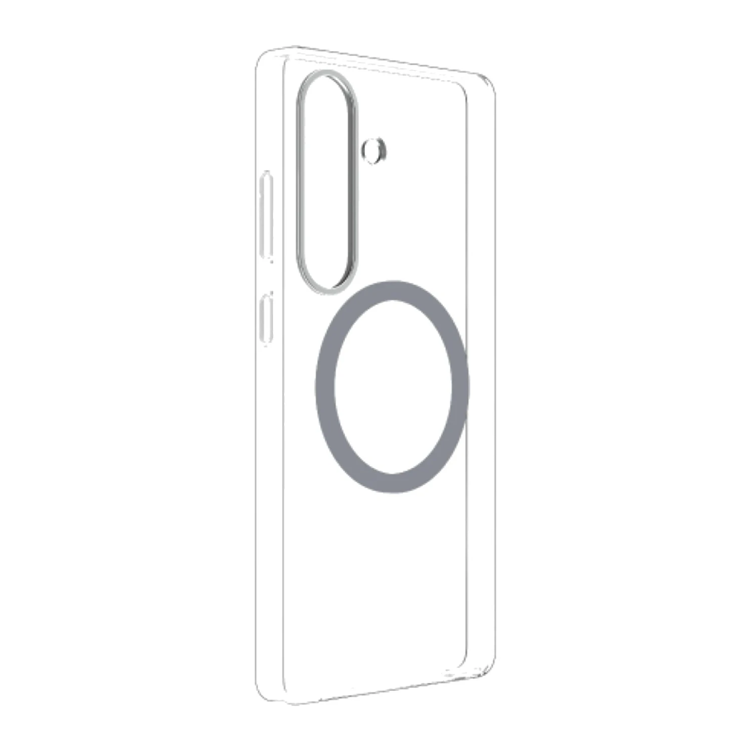 Funda Samsung Clear Magnet Case Transparente para Galaxy S25 Ultra