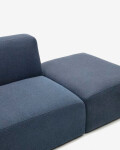 Sofá modular Neom 2 plazas con terminal azul 244 cm