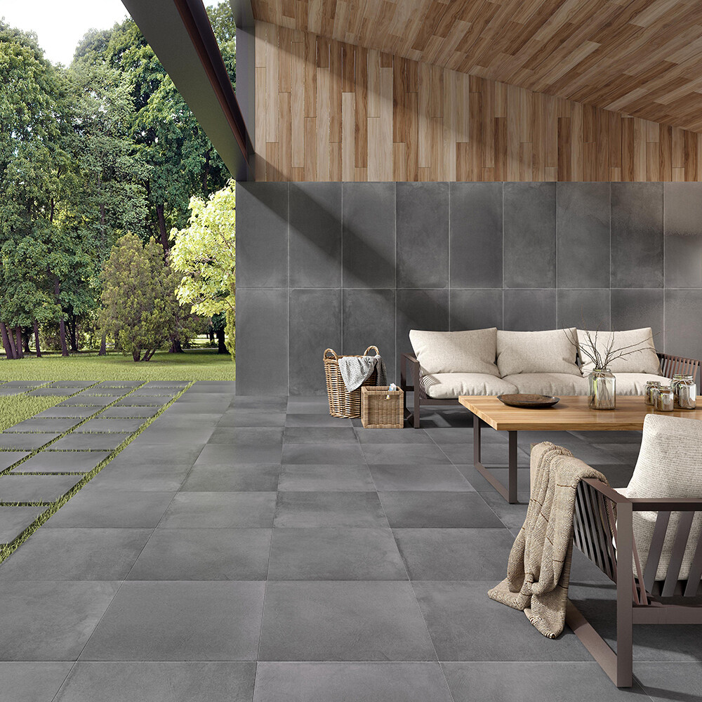 PORCELANATO CASTROVILLAR DAMGRAY "C" 75X75 CM Porcelanato Castrovillar Damgray "c" 75x75 Cm