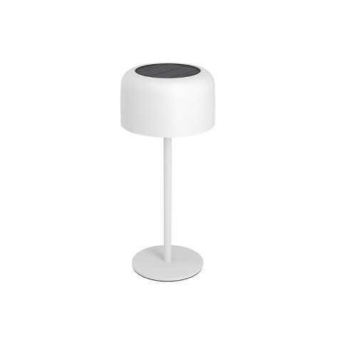 Lámpara de mesa blanco solar-USB 2,8W cálido IP44 EG3672