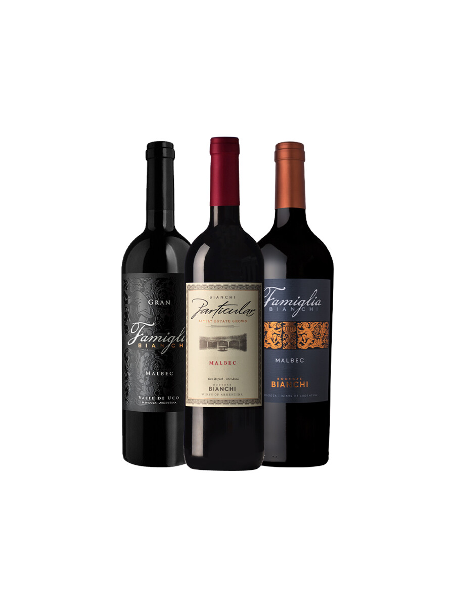 Pack Bacán Selección Salón del vino x3 vinos Bianchi Pack Bacán Selección Salón del vino x3 vinos Bianchi