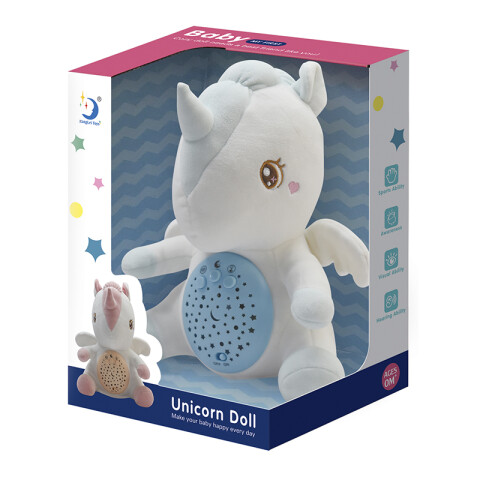 Veladora Unicornio con Música Colores Surtidos 27 cm U