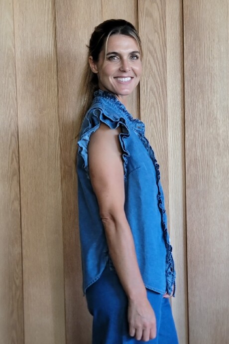 Chaleco Coco Denim Azul