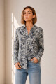 CAMISA JULIETA HOJAS NEGRO