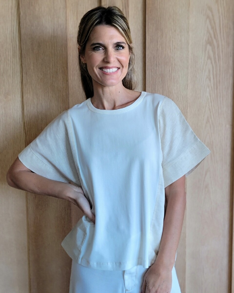 Remera Clavel - Beige Melange 