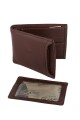 Billetera con tarjetero extraible Marrón