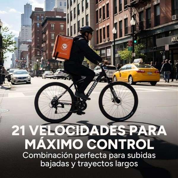 Bicicleta Jook Montaña Rod 29 Freno Disco 21 Velocid Shimano Color Negro Blanco