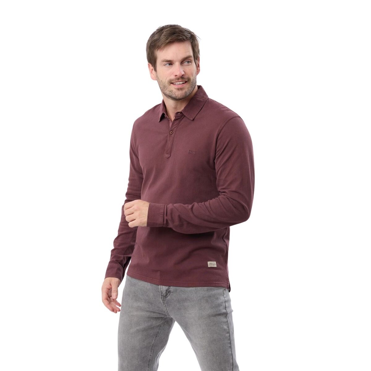 REMERA POLO XS-XXXL - BORDO 