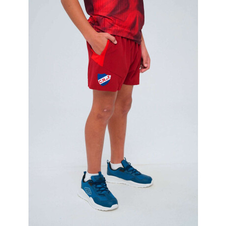 Short De Entrenamiento Trace de Niños Rojo