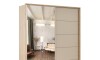Ropero puertas corredizas con Espejo 2.1 Beige