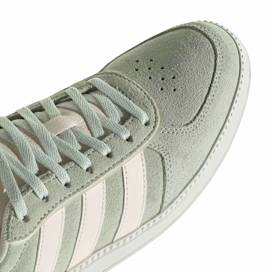Championes de Mujer Adidas Breaknet Sleek Verde - Blanco