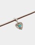 Collares Cortos Piedra Collar Antique Silver - Plateado Antique Silver