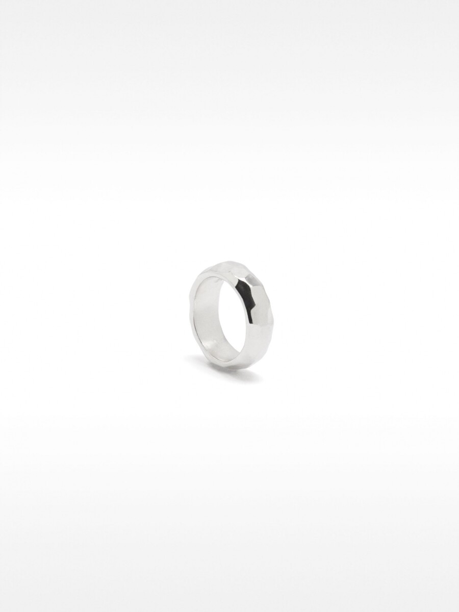 Anillo Irregular - Plata De Ley 925 plateado